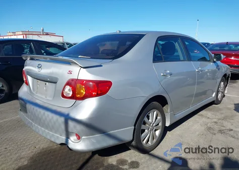 2010 Toyota Corolla S from USA, damaged, VIN 2T1BU4EEXAC502059